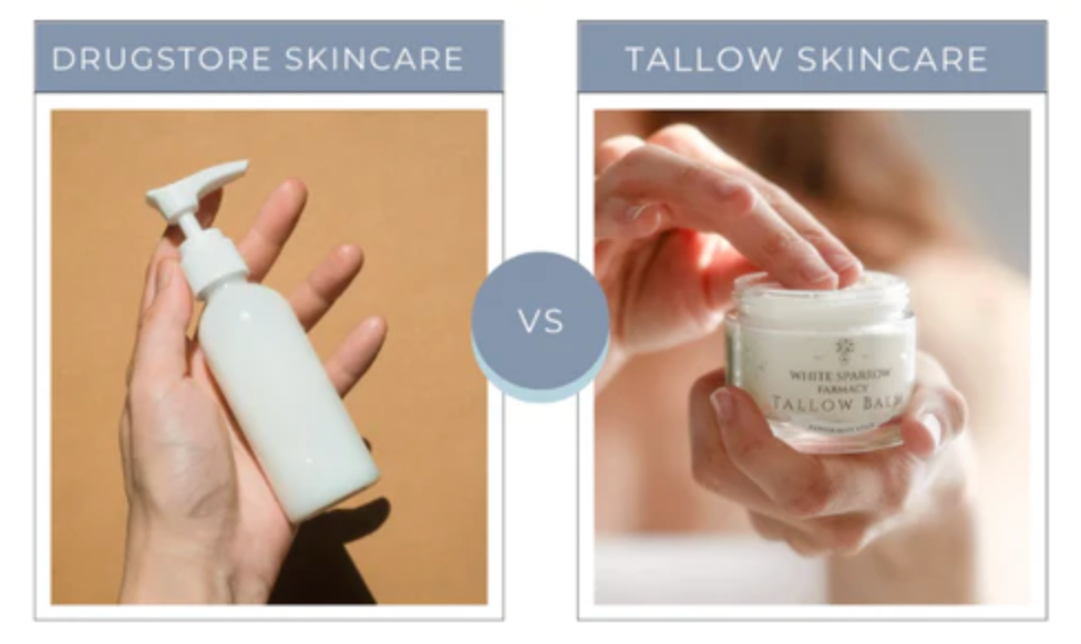 Discover the Truth About Skincare: Tallow vs. Drugstore Products
