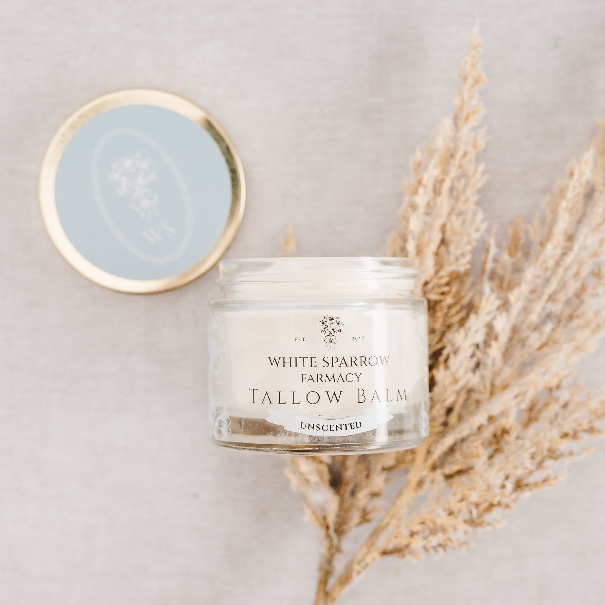 Tallow Balm - Unscented – White Sparrow Farmacy